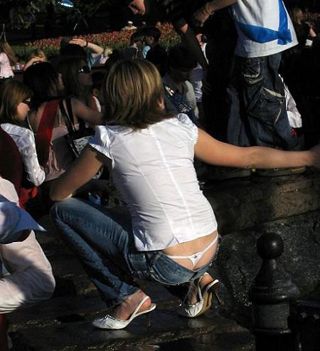 diaper in picture upskirt woman