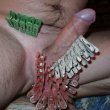 CLOTHES-PINS ON THE COCK AND BALLS