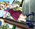 free cartoons - girl friends